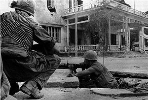 US Marine during Tet Offensive
